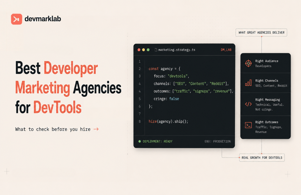 Developer Marketing Agencies for DevTools