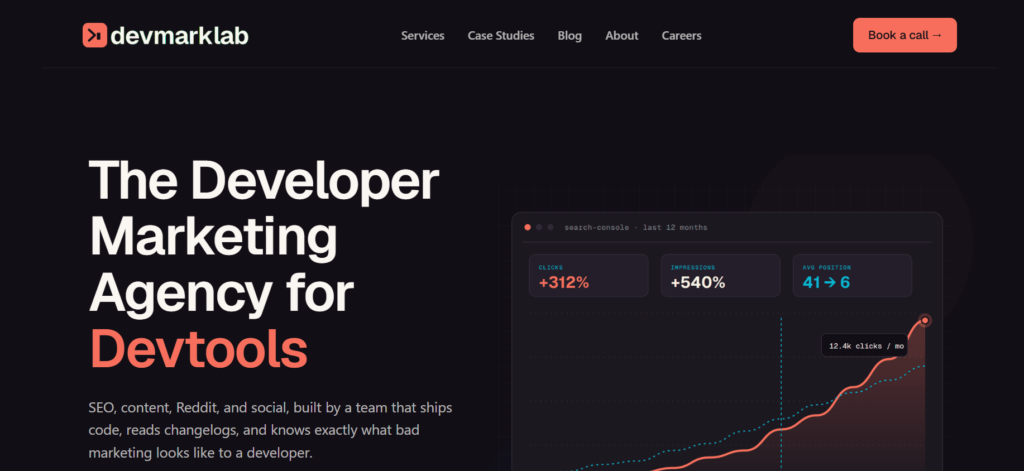DevMarkLab developer marketing agency for DevTools